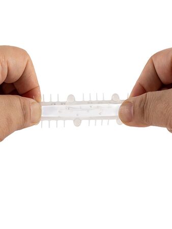 Стимулирующая насадка на пенис с несколькими видами рельефа